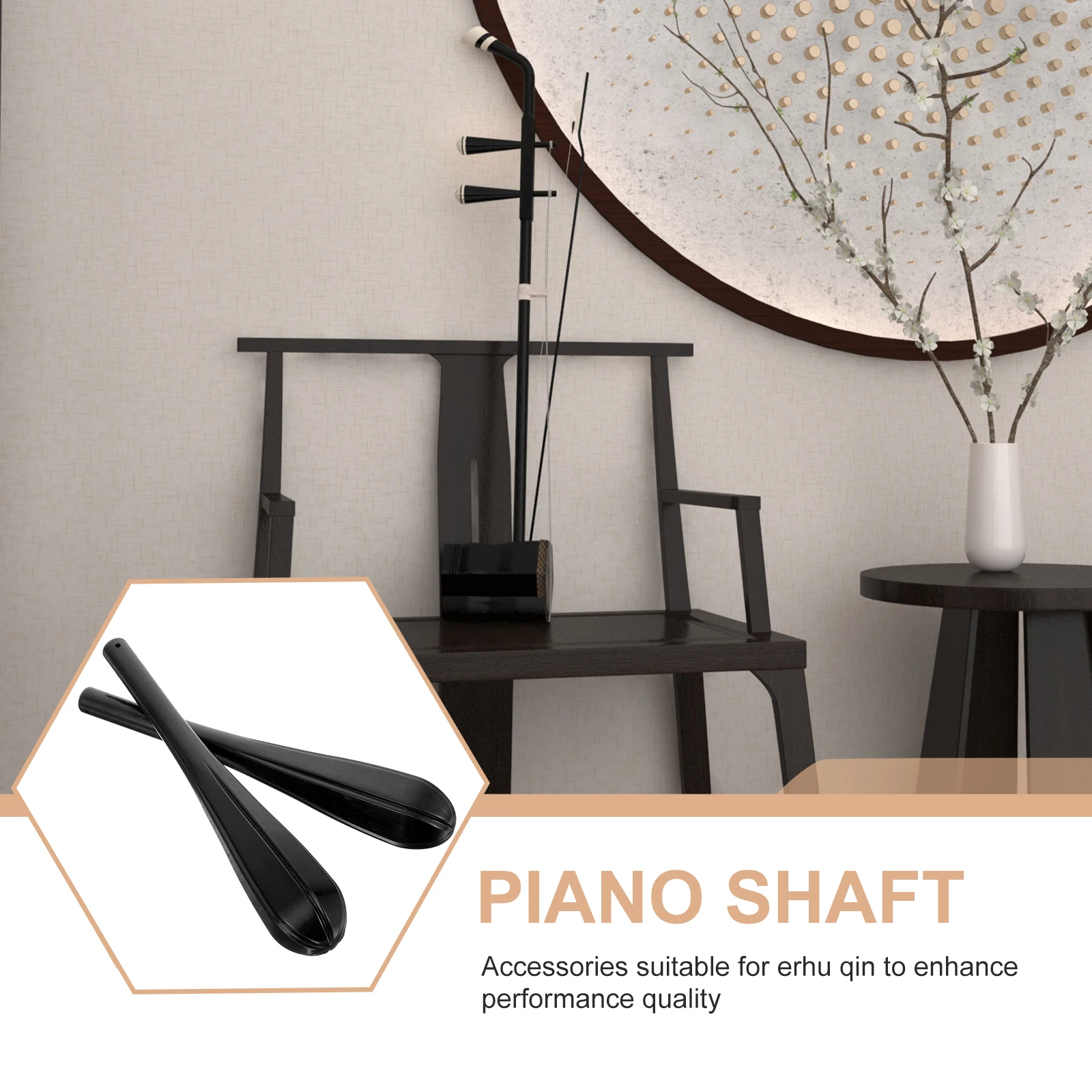 

2 Pcs Erhu Scroll Tuning System Tuner Keys Piano Tools Peg Resin Pegs for Equipment