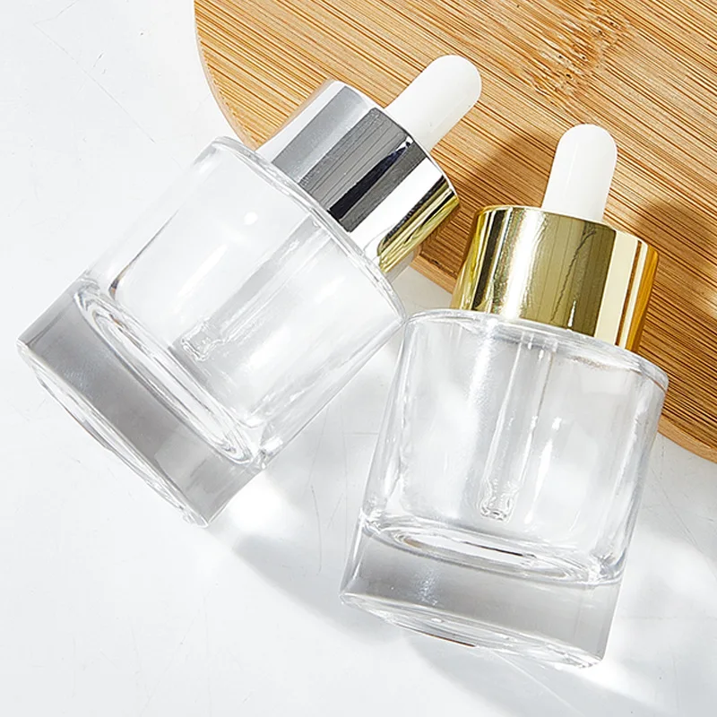 

1pc 40ml Thick Clear Glass Essential Oils Bottle with Dropper Pipette Perfume Aromatherapy Refillable Bottles