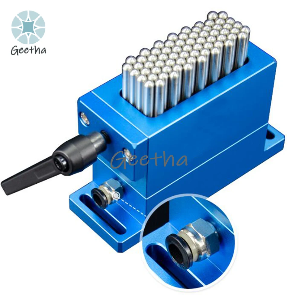 Flexible Fixture Laser Marking Universal Fixture Adaptive Elastic Pin Head Aviation Aluminum 30*79mm