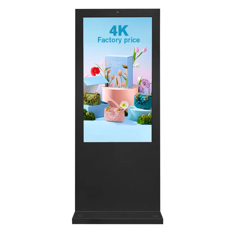 65 Inch Android Windows 4K High Brightness Outdoor IP 55/65 Waterproof LCD Digital Signage