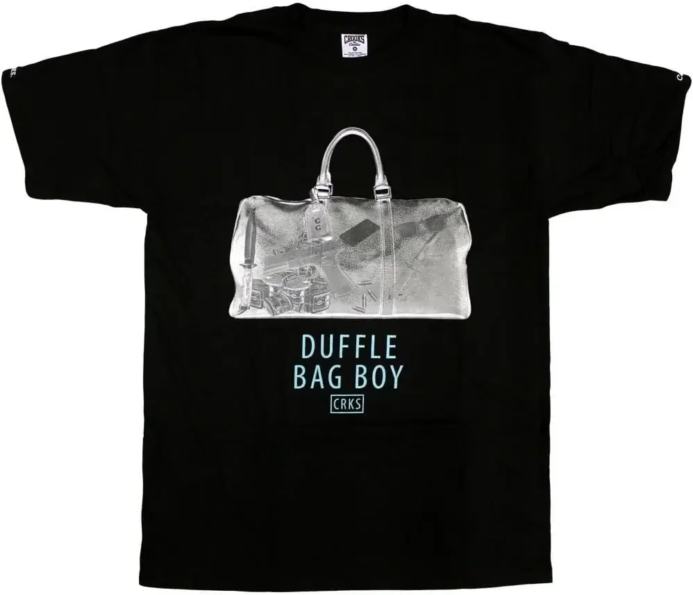 Crooks & Castles Duffle Bag T-Shirt Black