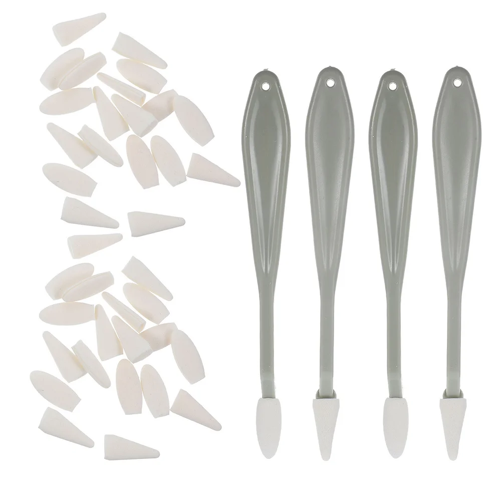 

2 set 2 Sets Replacement Sketch Eraser Sponge Holder Smooth Handle Art Blender Comfortable Grip For Drawing Tools Set Sketching