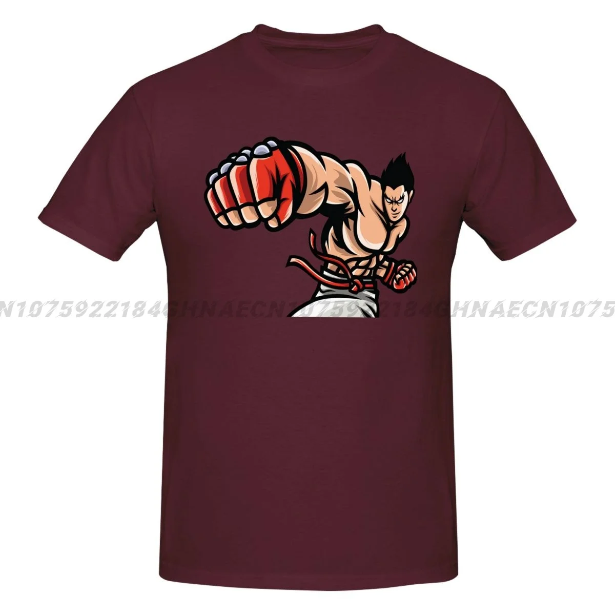

Футболка Fanart Kzy Tekken Fanart Tekken мужская с принтом, винтажная модная тенниска с коротким рукавом, хлопковая Повседневная уютная майка оверсайз
