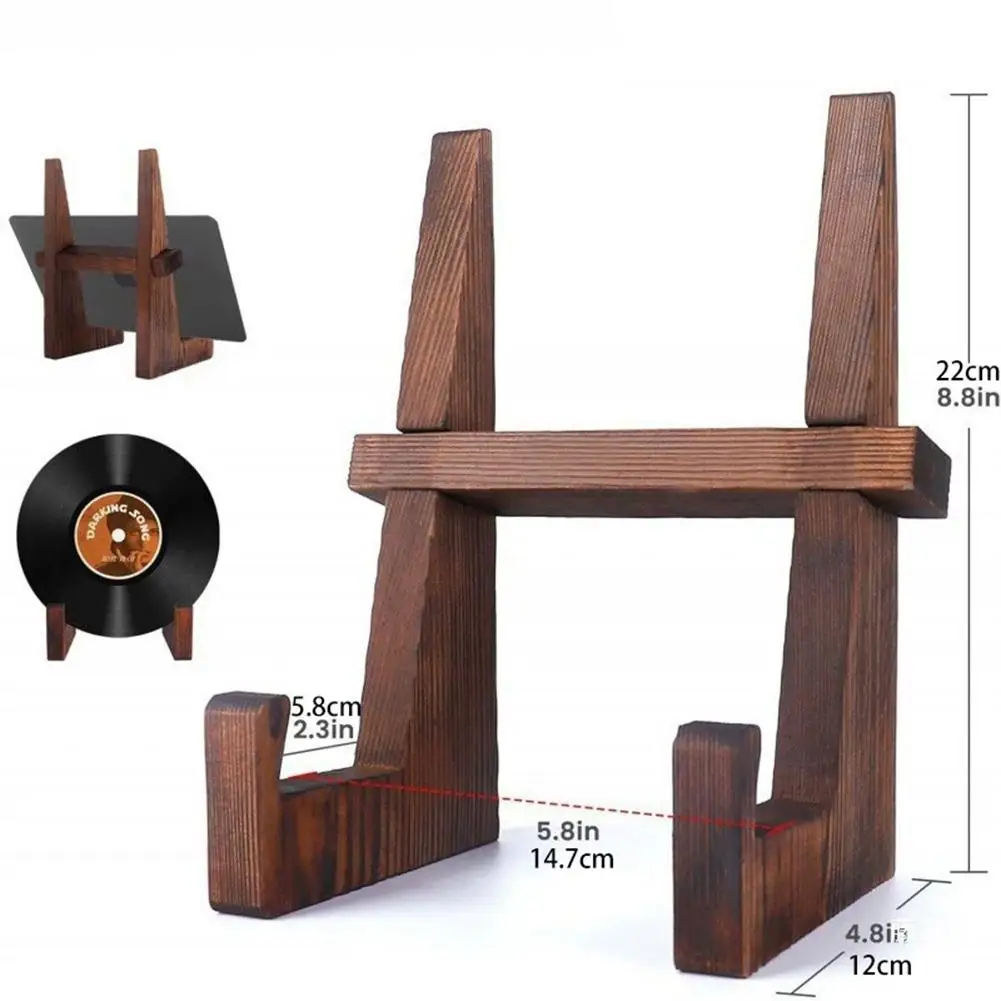 1/2PCS Book Stand Vintage Wooden Cookbook Holder Decorative Practical Recipe Stand Handmade Multifunctional Table Easel Kitchen