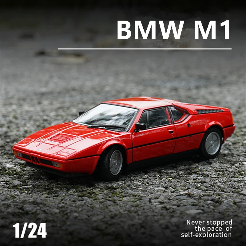 

WELLY 1:24 BMW M1 Classic Racing Car Metal Sports Car Diecast Alloy Model Car Vehicle Toy Car For Kids Decoration Collection B4