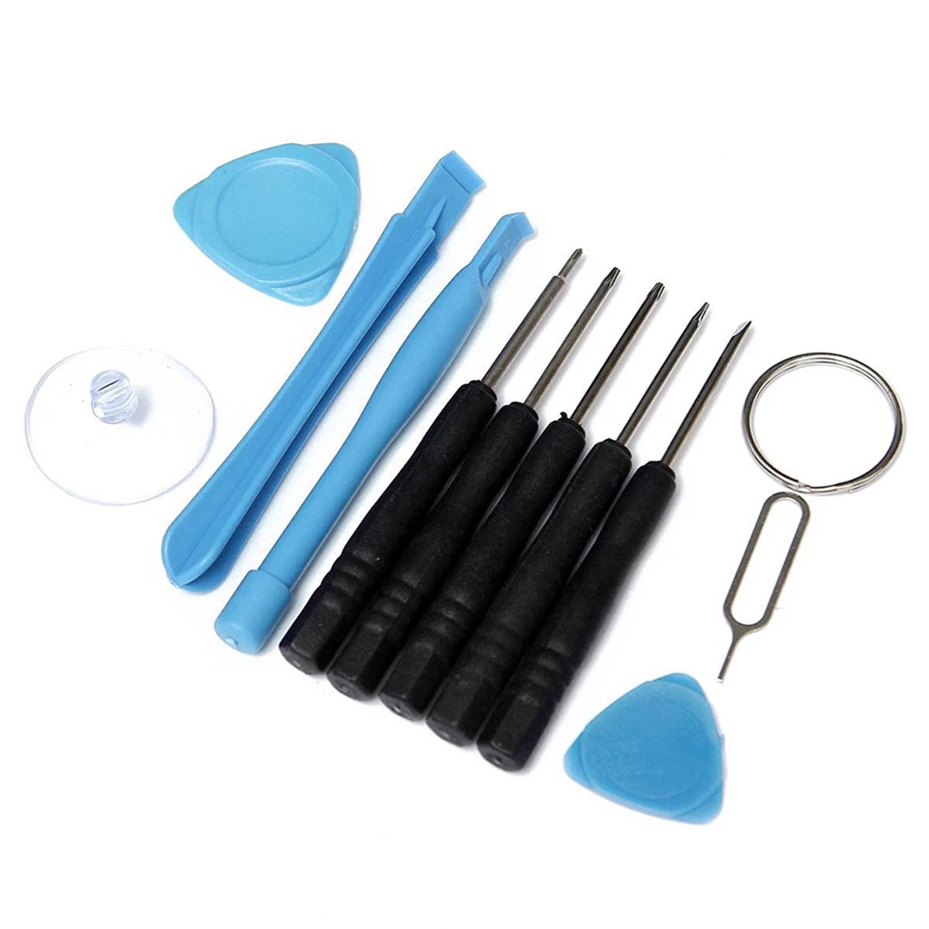 11 Pcs/set Repair Tool Household Portable Disassemble Screwdriver Suction Cup Scrapers Kit Cellphone Accessories