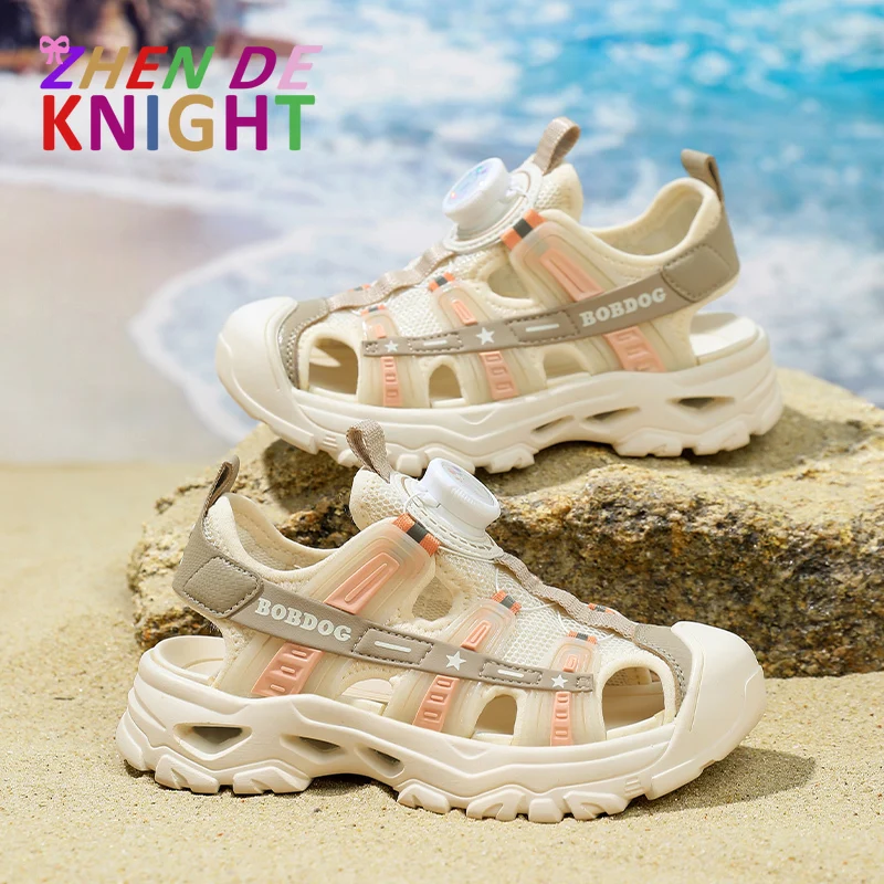 

2025 Anti Collision Kid's Leisure Beach Shoes summer classic beach sandals Non-slip Soft Bottom Breathable Boys Shoes