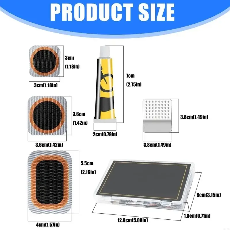 إصلاح ثقب الدراجات العالمية مع أداة عالية الجودة لصيانة الإطارات الفورية على نماذج الدراجات المختلفة