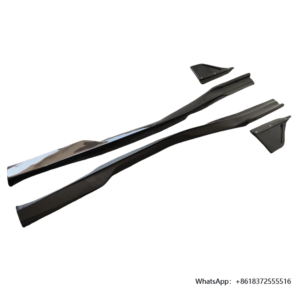 

Suitable for Ferrari F8 Modification Upgrade M-type Carbon Fiber Side Skirt Body Kit