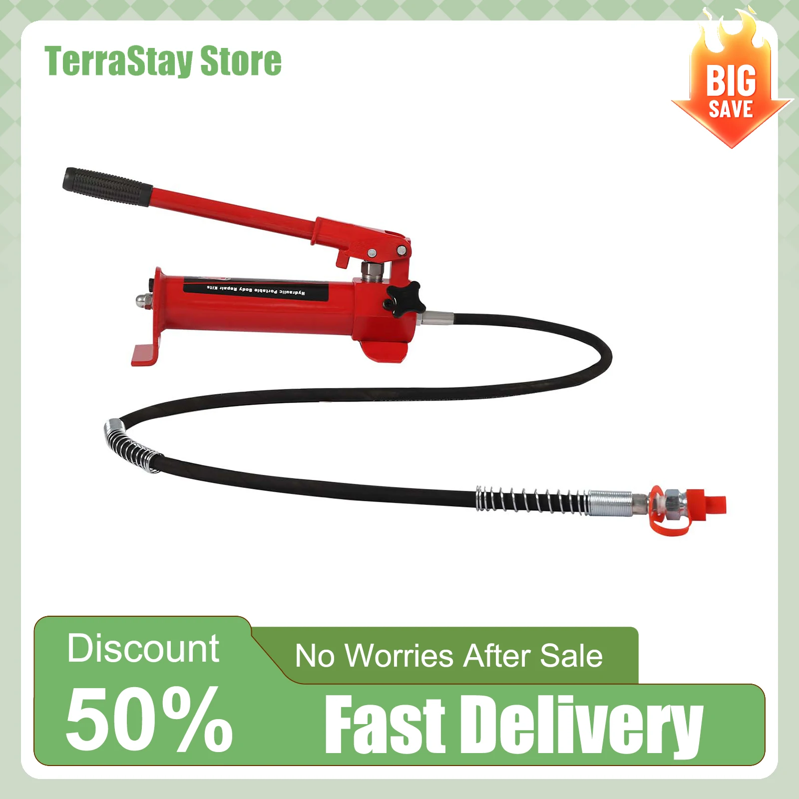 포르타 파워 펌프 4톤 중량 하중 용량 누수 없음 효율적인 중량 리프팅 안전한 유압 구동 차량 수리용 휴대 용이