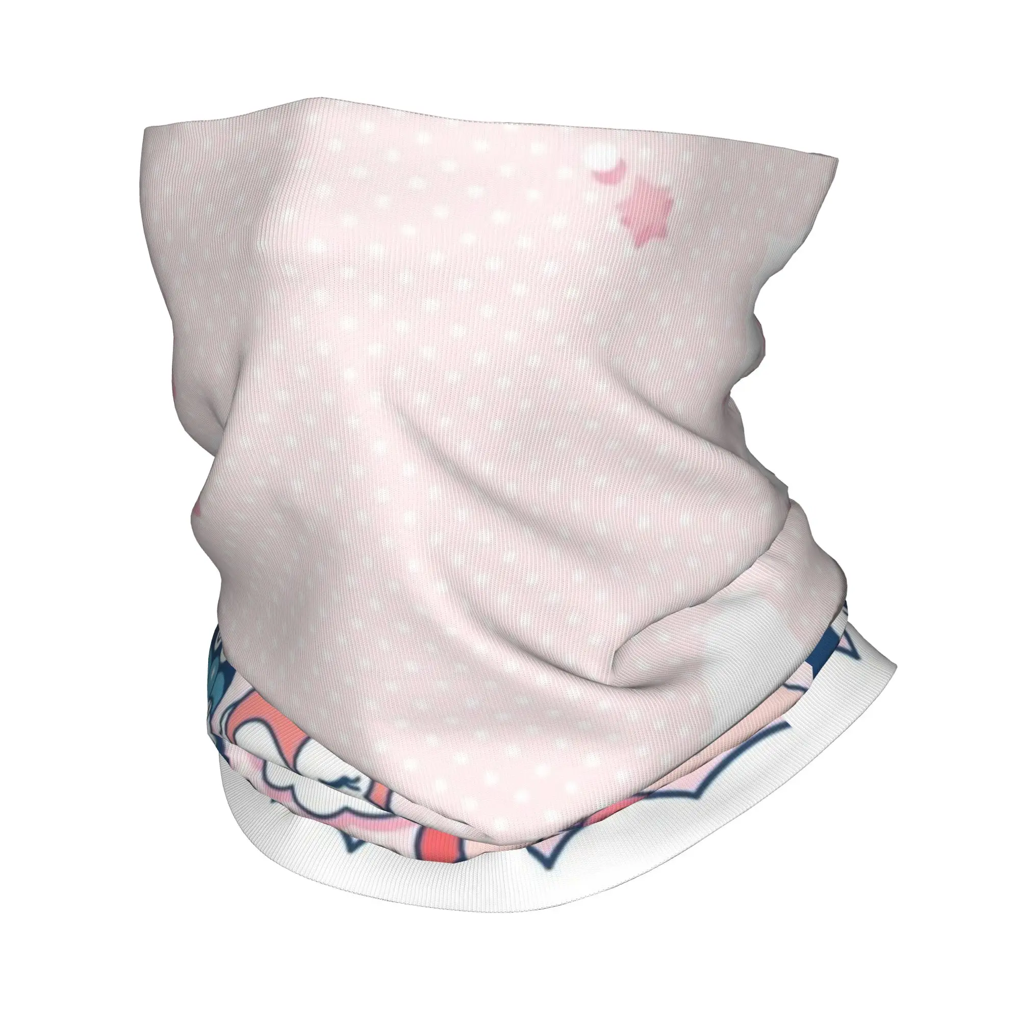 Round Cartoon Characters (10) Bandana Gaiter Club Anpanman  Wrap Scarf  Hiking  Adult Breathable Neckerchief