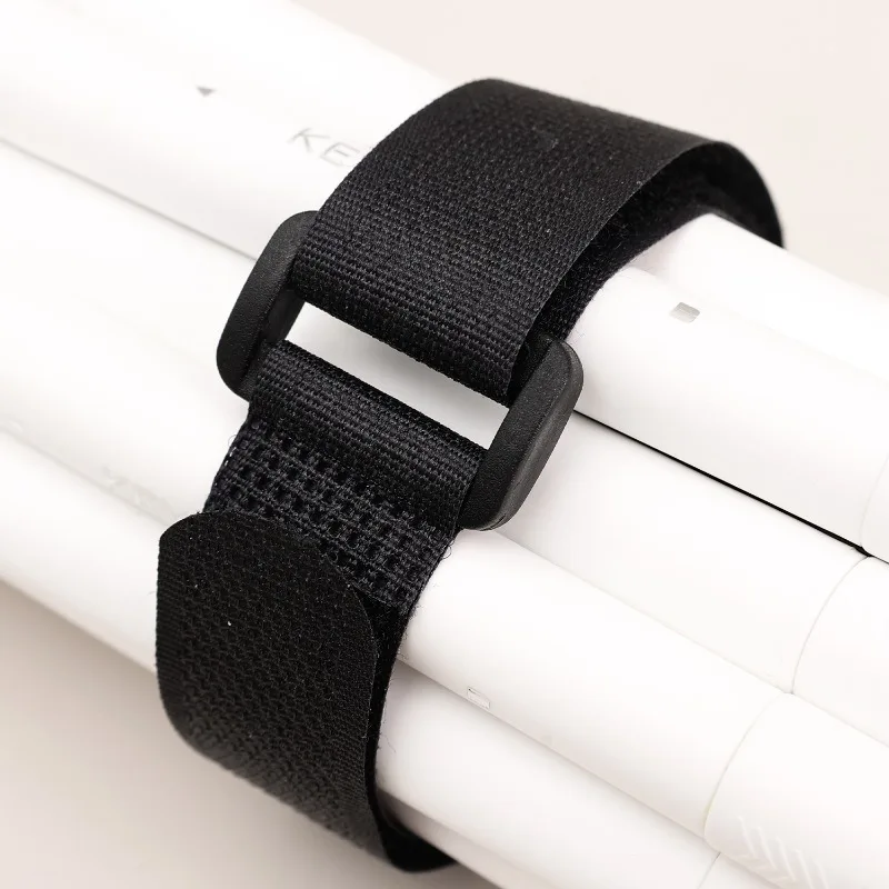 10–100 Stück wiederverwendbare Kabelbinder mit Klettverschluss, verstellbare Nylon-Kabelbinder, Nylon-Befestigungselemente, Kordelriemen, Organizer zur Sicherung von Drähten – Detail 6