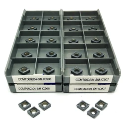 CCMT060204 CCMT060208-SM IC907/IC908 High quality Carbide insert Metal Cutting tool turning insert