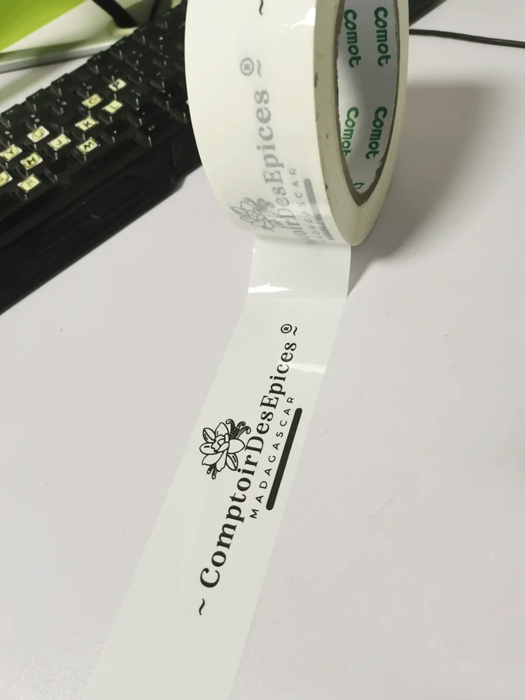 Personalize White Tape Custom Package Adhesive Tape