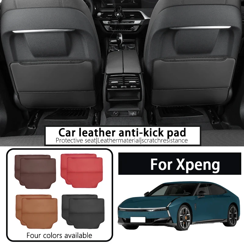 

Suitable for Xpeng MONA M03 seat anti-kick pads, anti-scratch and wear-resistant leather pads, rear seat anti-kick supplies