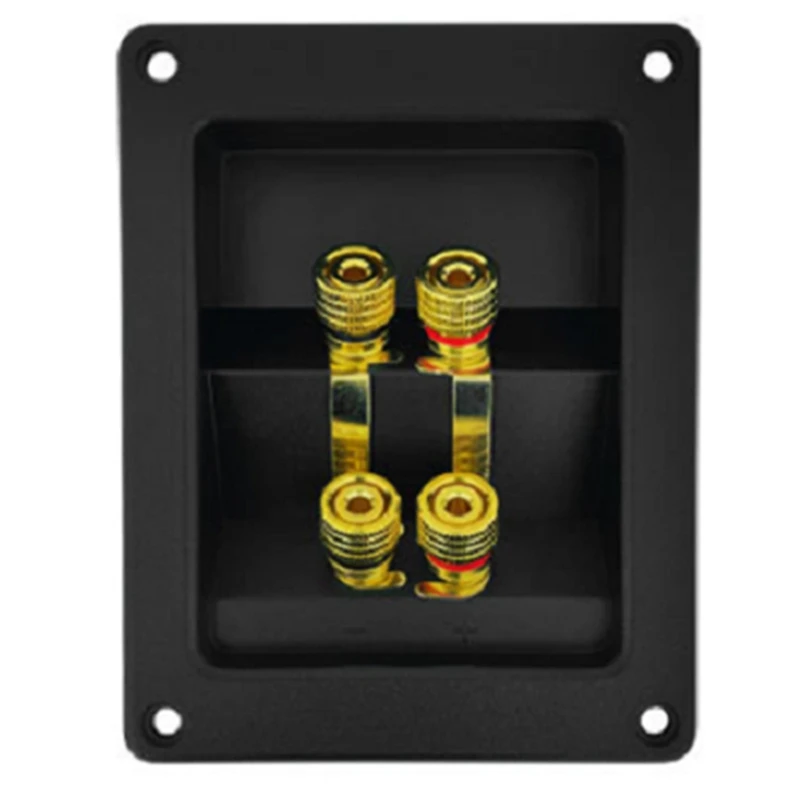 Dual Banana Plug Compatible Terminal Cup Connector for Subwoofer Input Output-ELEC
