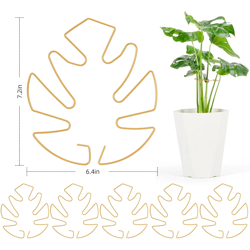 

6Pcs Monstera Plant Support Plant Stem Support Monstera Stabilizer Grapple Holder Stem Support Ring for Thriving Growth