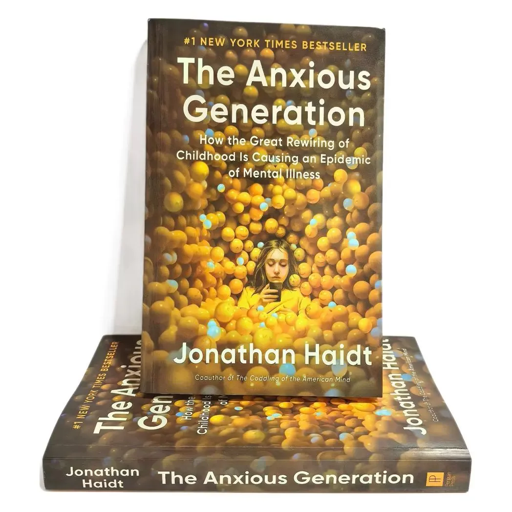 Bview Art The Anxious Generation: NYT Bestseller on Digital Age Anxiety & Mental Wellness Guide - Image 5