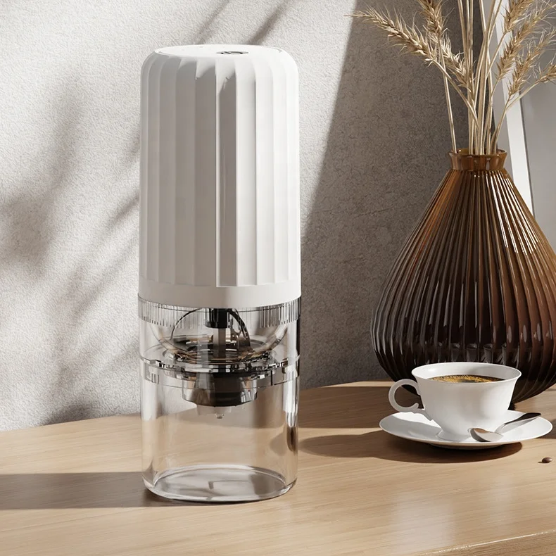 Mini Home Office Type-c Usb Rechargeable Wireless Smart Adjustable Powder Electric Coffee Bean Grinder