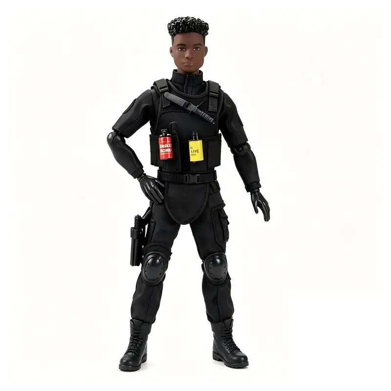 Fashion 11.5 Inch Male Doll Cool Soldier Toys Model Simulation Mini Computer Doll Accessories Best Birthday Gifts DIY Toy