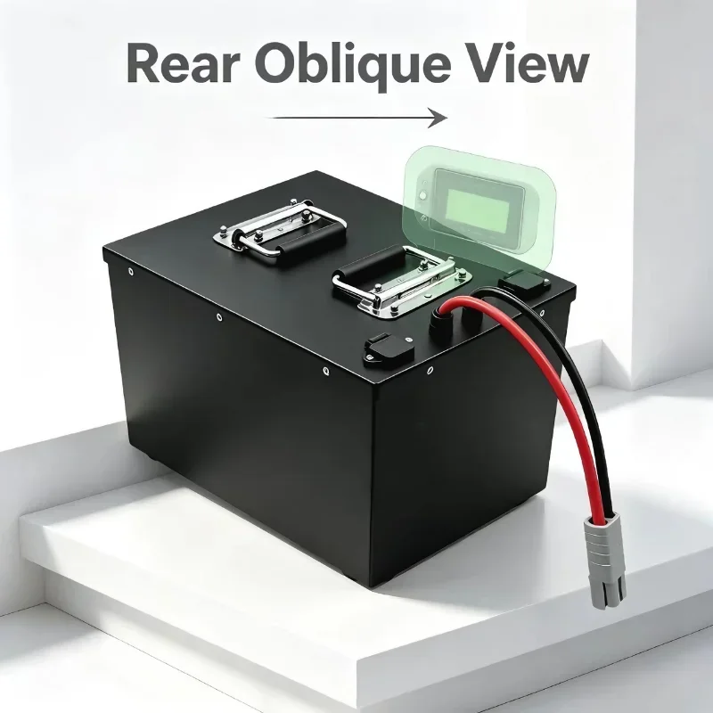 24V Lithium Iron Phosphate Battery 100Ah to 400Ah With Integrated BMS, Rechargeable Power Battery for RV, Solar System, Camping