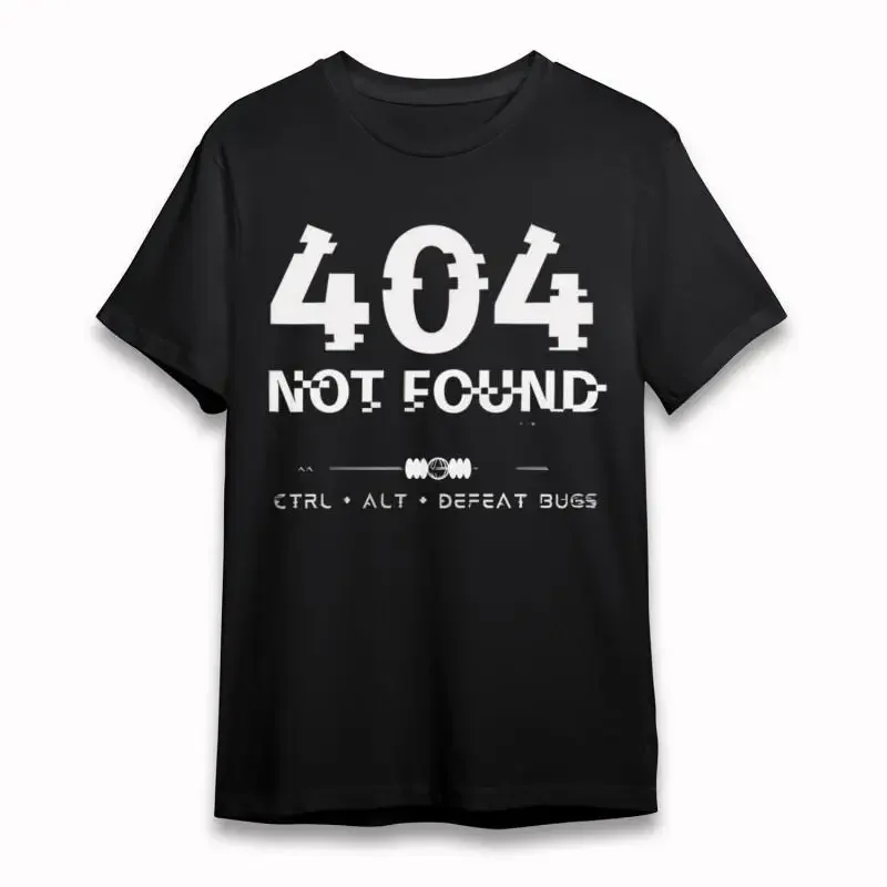 Men'S Classic T Shirt 404 Error Code Humor With Debugging Slogan
