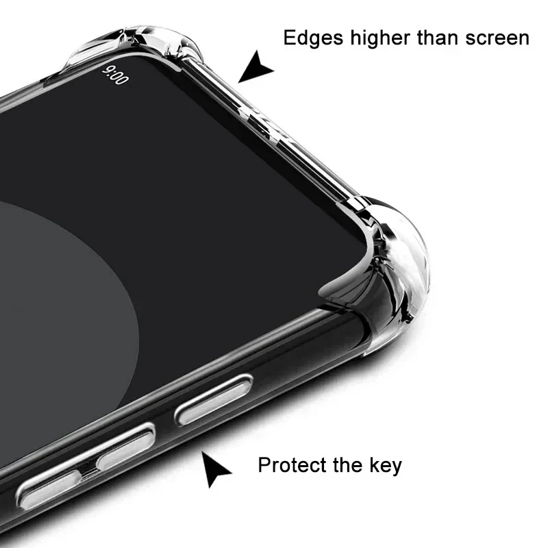 For Redmi Note 14 Pro Plus Case Ultra Thin Clear Soft Cover for Xiaomi Redmi Note 14 Pro Shockproof Case Capa