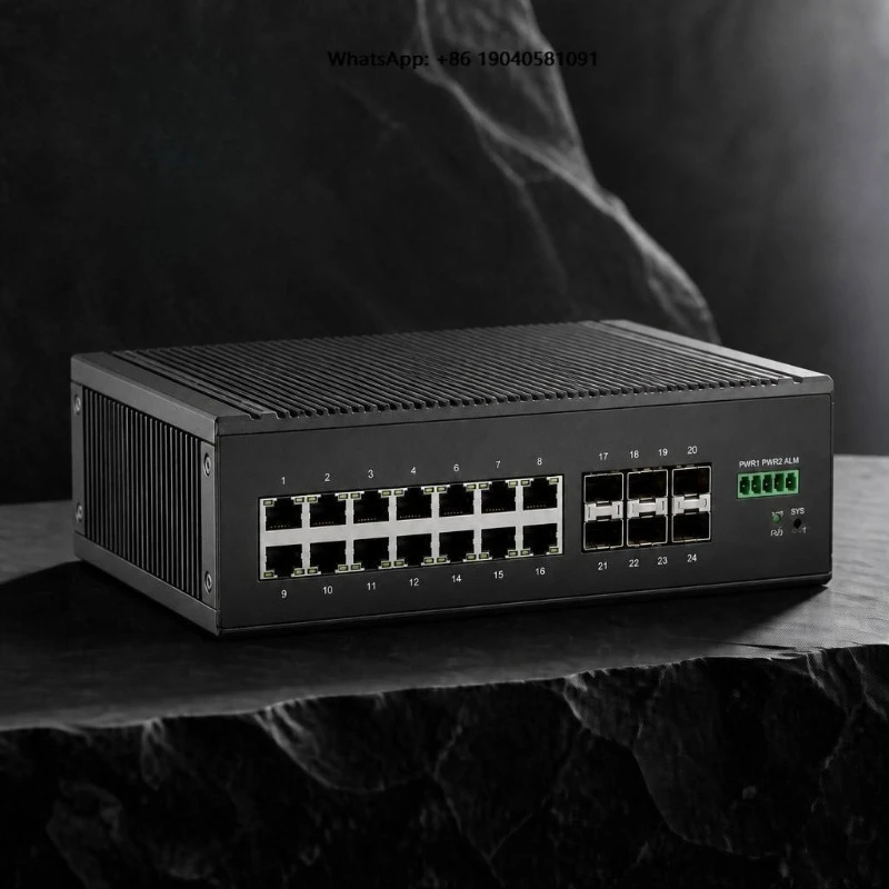 IE-1000-4T1T-LM Industrial Lightly Managed Switch 5-Port Gigabit Uplink DIN-Rail Switch Rugged IoT Network Gateway Industrial