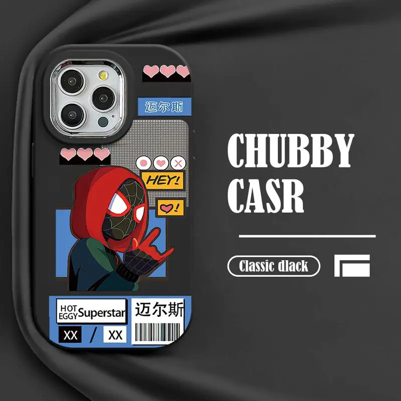 phone case for Apple iPhone 15 14 Pro funda 11Pro Max 11 12 Plus 13pro max 15plus 11pro coque Cover The Amazing Gwen Spider-Mans