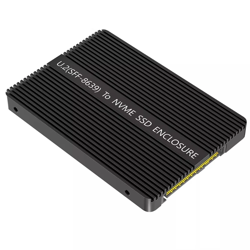 PCIe 3.0 NVMe M-Key M.2 to U.2 Adapter Card SFF8639 Full Aluminum 2.5
