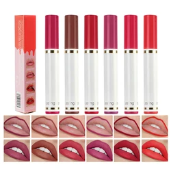 6 Colors Lip Tint Marker 2 In 1 Lip Liner And Stick Liquid Lipstick With High Pigment Waterproof Lightweight Lip Stain Cosmetic