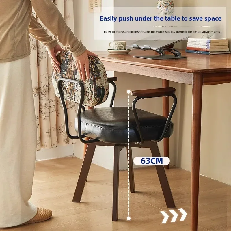 Exquisite Multi-functional Home computer chair Comfortable office chair Leisure chair Bedroom rotating seat Back desk chair