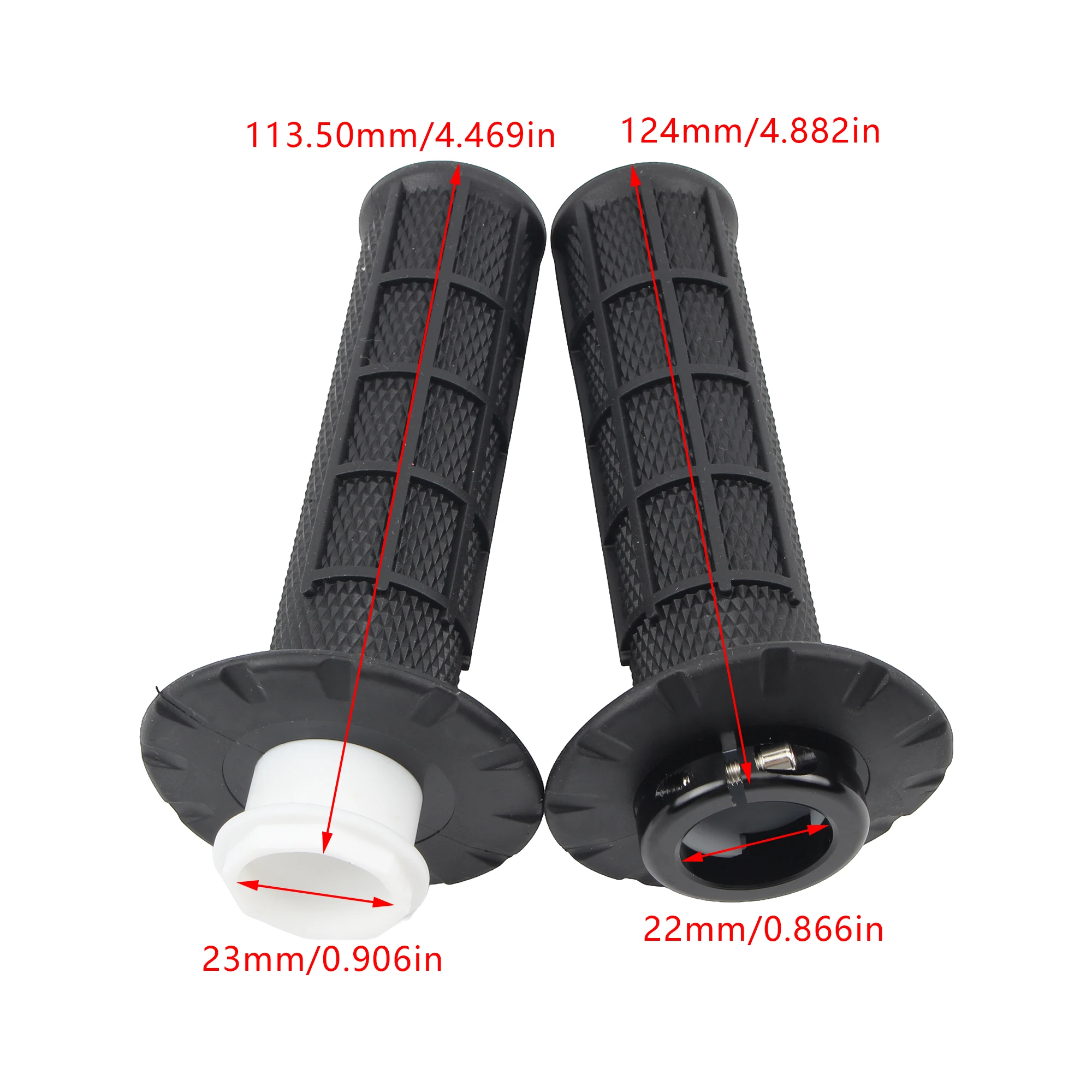 Motorcycle Universal Grips 7/8" 22mm Hand Grip Snap-on Cam Lock-on For KTM CRF SXF EXC Grips Handlebar Grips Motocross Dirt Bike image 6