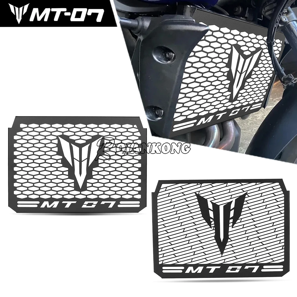

For Yamaha MT07 MT-07 MT 07 FZ07 FZ-07 2014-2019 2020 2021 2022 2023 2024 Motorcycle CNC Radiator Grille Guard Cover Protector