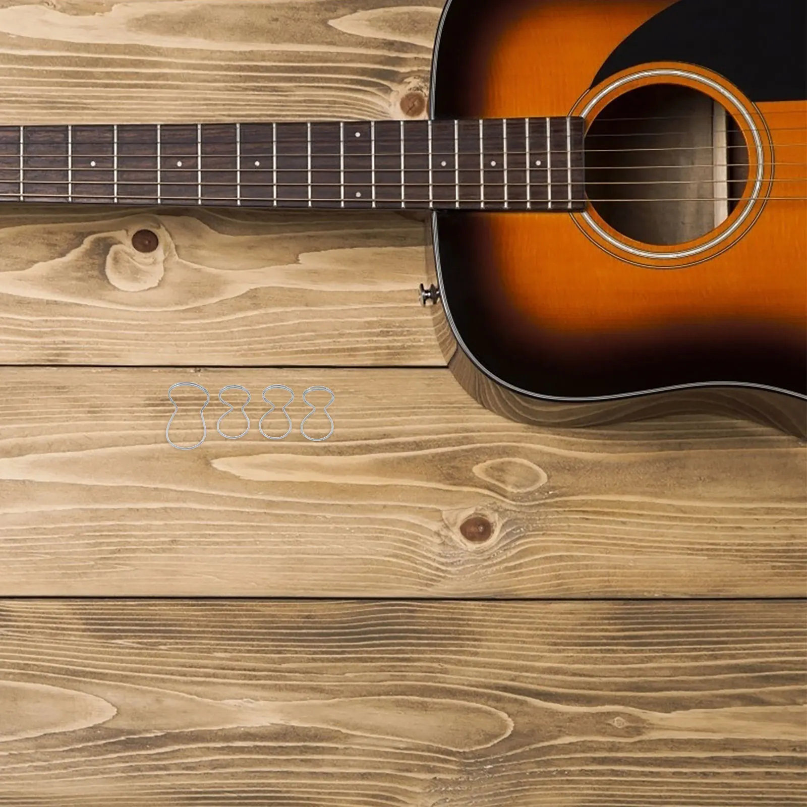 

4 Pcs Guitar Pick Finger Cover Banjo Thumb Picks Acoustic Bass Accessories Adjustable Metal Electric Cot