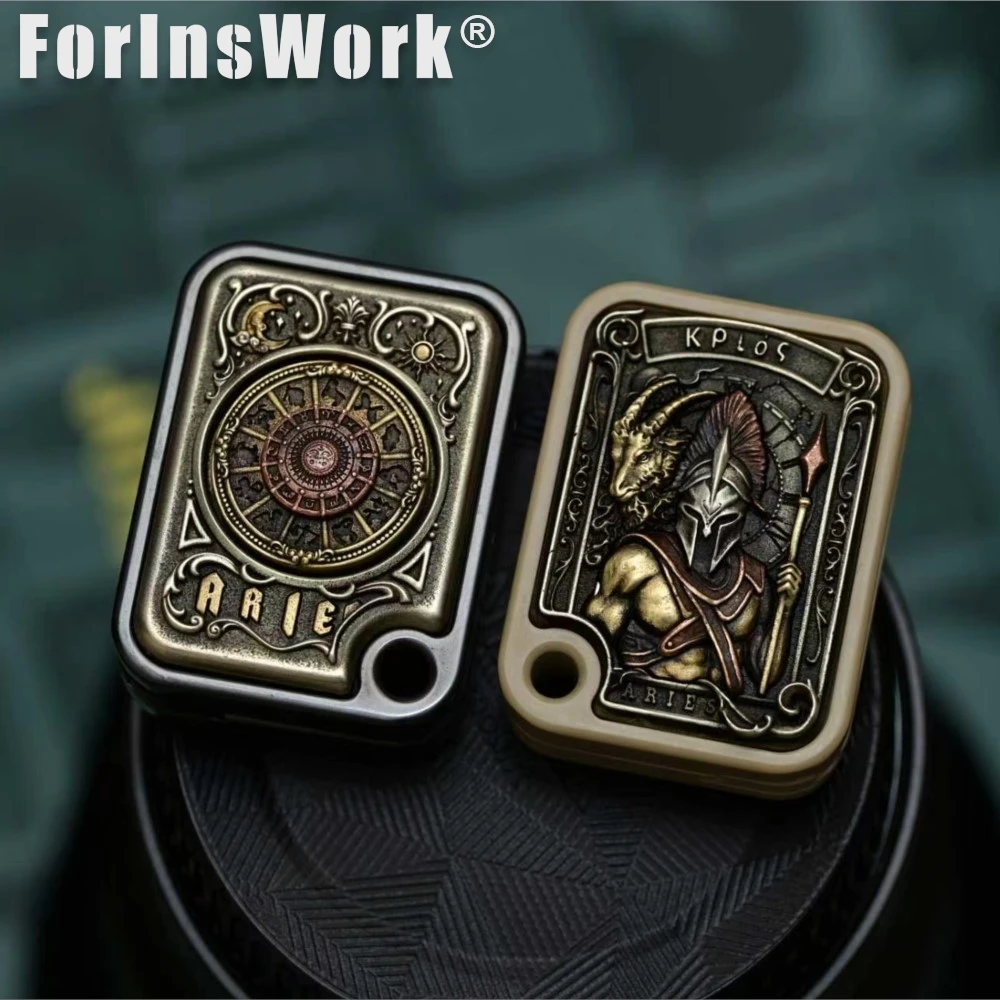 BPMODS Aries Patch Rotor Magnetic Positioning Metal Fidgets Toys Spinner Toys Office Desk Accessories Craft Toys