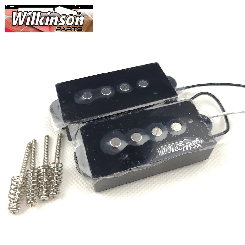 Wilkinson M Series Variable Gauss Ceramic Traditional Precision Bass Humbuckers Pickups Set for PB Style Electric Bass WOPB