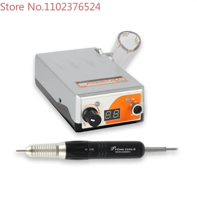 RHJC Prime1210d jewelry mircomotor equipment nail drill machine 35000rpm professional micro motor lab polishing machine