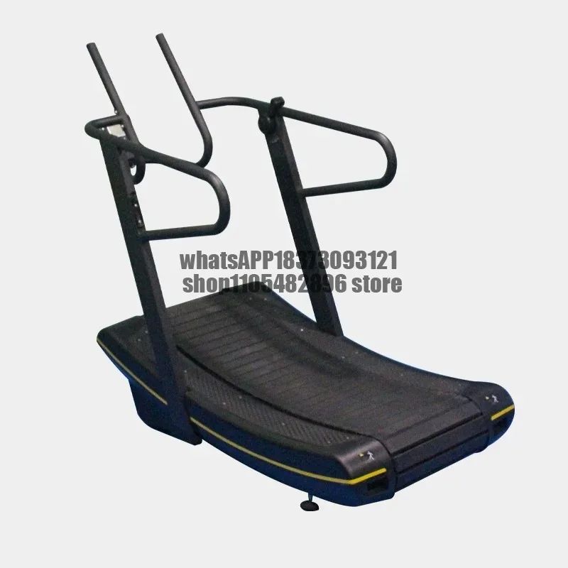 Unpowered treadmill plug-in-free, aerobic unassisted fitness equipment curved gym