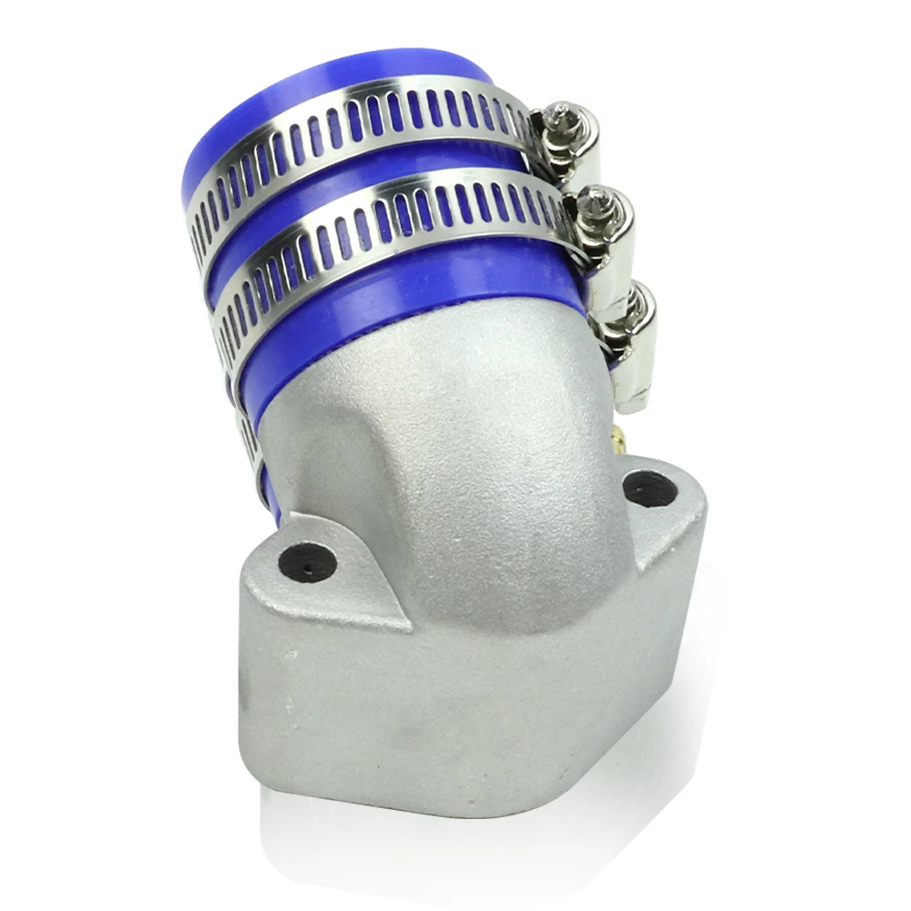 Aluminum Racing Intake Manifold Boot for GY6 125cc - 250cc 4-Stroke QMJ QMI 152/157 Moped Engines Scooter ATV and Go Kart