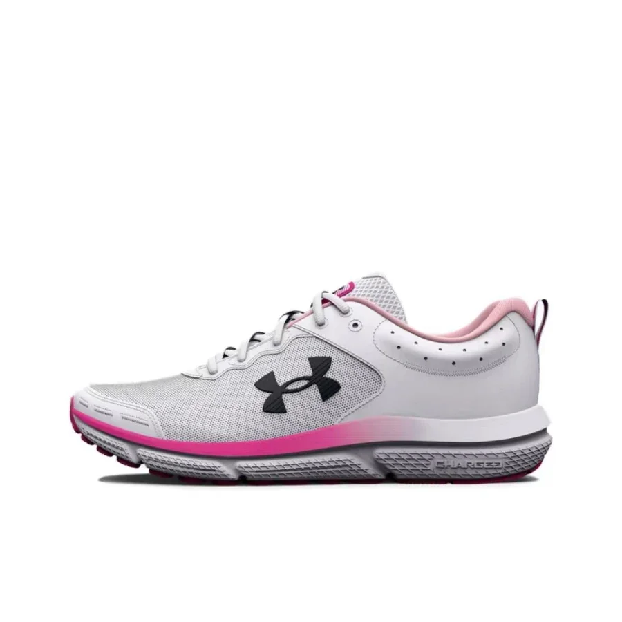 Under Armour Charged Assert 10 Women's White Low-Top Running Shoes – Stylish, Versatile, Durable & Cushioned 3026179-102