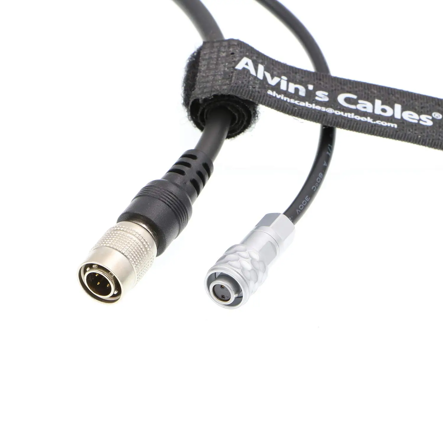 Alvin's Cables BMPCC 4K 6K Power Cable 2 Pin Female to Hirose 4 Pin Male for Blackmagic Pocket Cinema Camera 4K