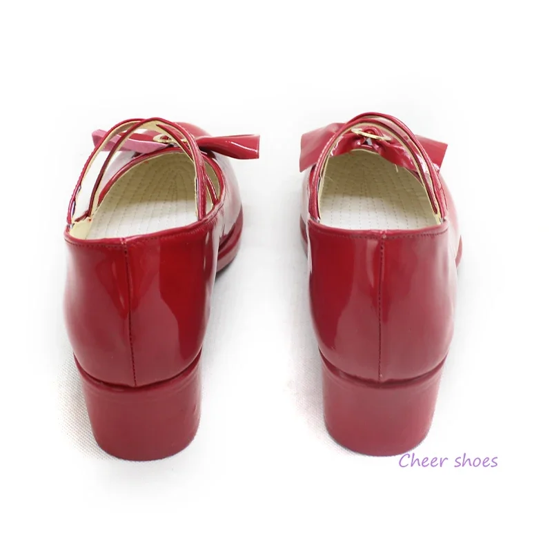 Touhou Project Cosplay Shoes Anime Halloween Shoes Remilia Scarlet Cosplay Costume Prop Hallowen Lolita Shoes for Women