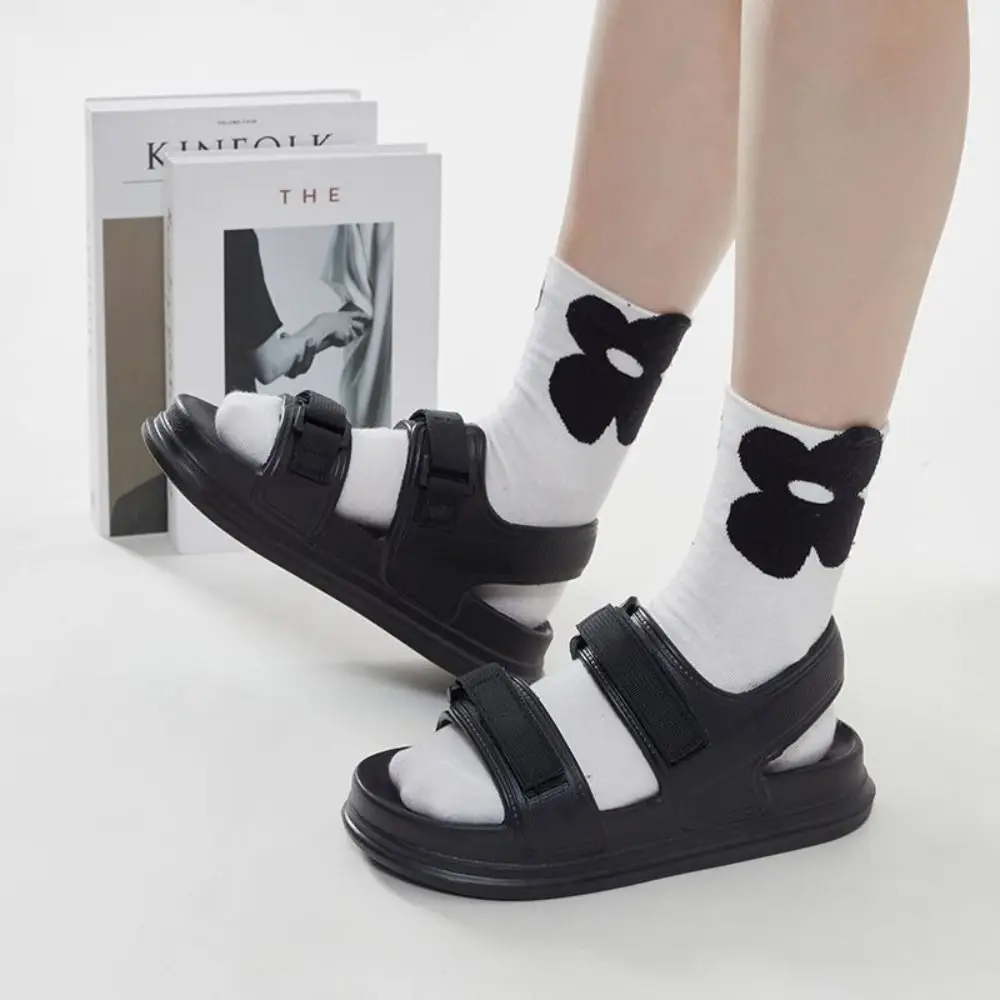 جديد إيفا الصنادل سميكة القاع عدم الانزلاق المفتوحة تو الصنادل عارضة تنوعا باطن سميكة صندل مسطح الصيف