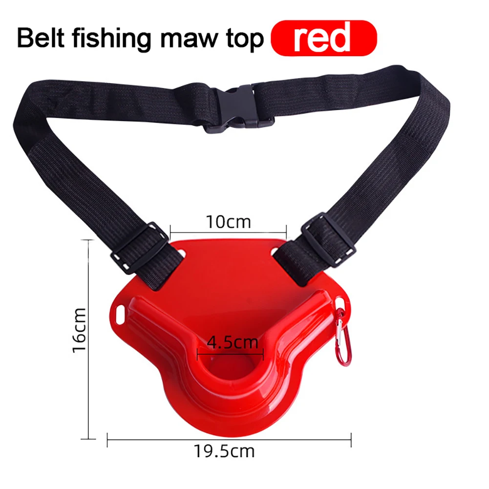 Fishing Belly Belt Fighting Waist Belt Fishing Rod Pad Holder Portable Pole Waist Support Top Belt for Outdoor Fishing