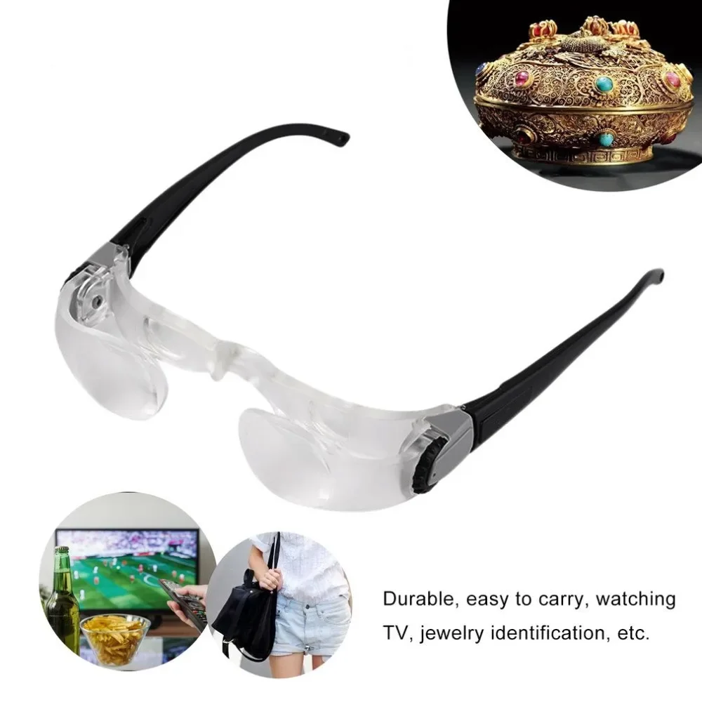 TV Magnifying Glasses 2.1x TV Glasses Distance Viewing Television Magnifying Goggles Magnifier Magnifying Glasses