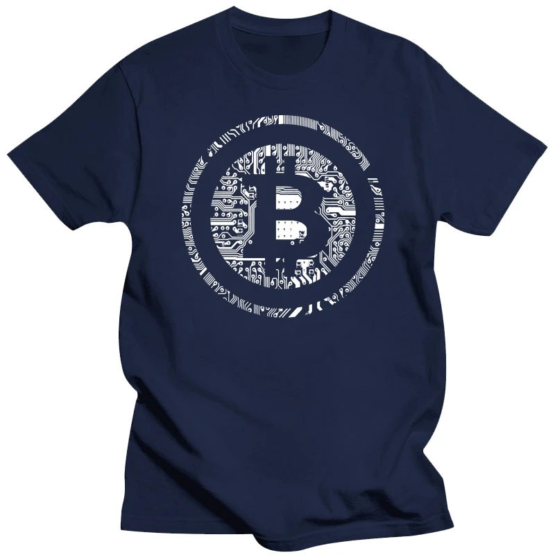 Bitcoin Cryptocurrency Crypto Currency Financial Revolution T-Shirt Novelty Large Size Mens Cotton T-Shirt Tees