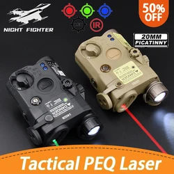 Tactical Airsoft PEQ 15 LA5C Red Green Green Blue IR Version Indicator Dot Laser White Light Weapon Flashlight Strobe Hunting