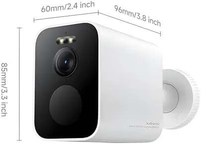 USA Stock For Outdoor Security Camera BW500 2.5K Battery Wireless Color Night Vision Optional Solar Surveillance