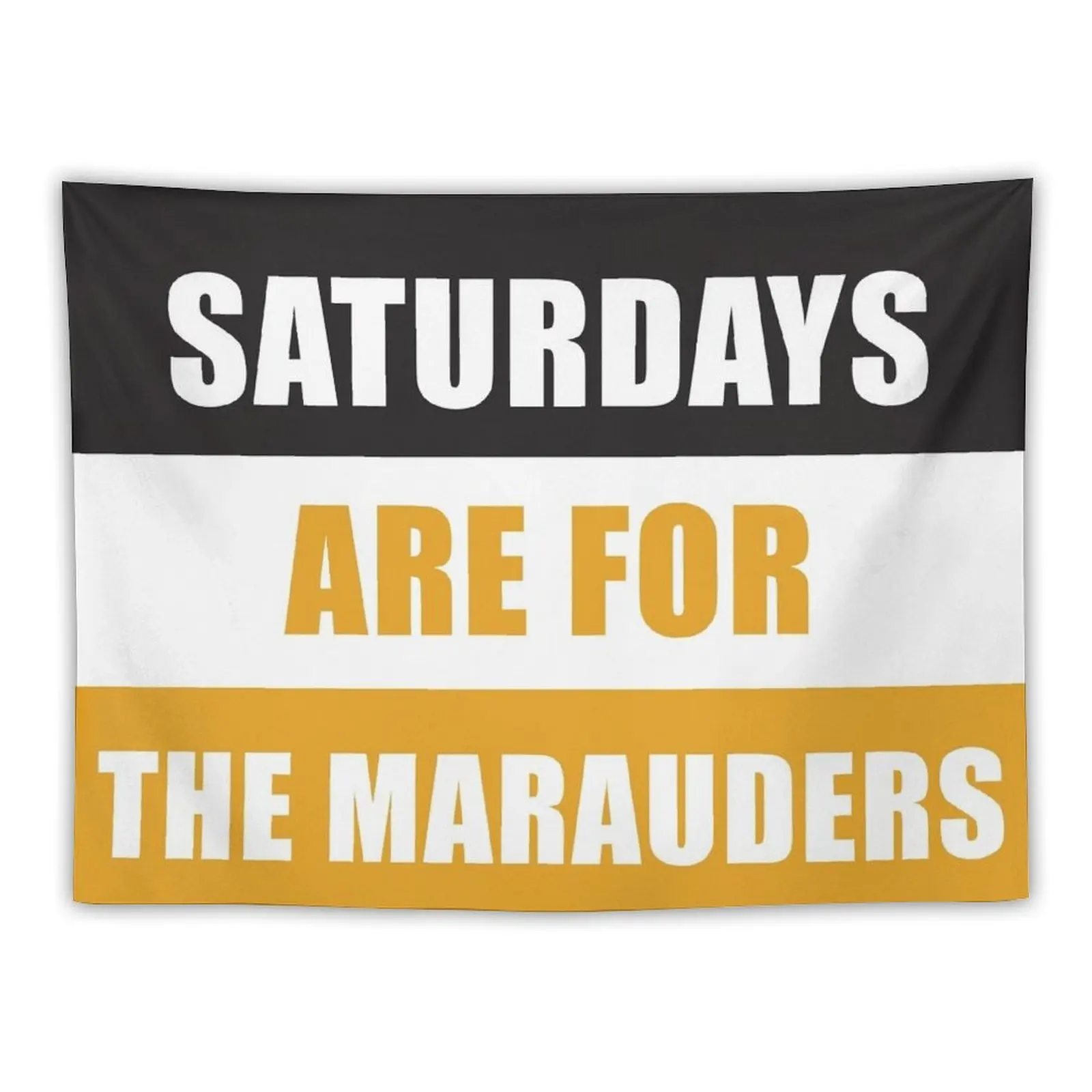 Saturdays are for the marauders - Millersville University Tapestry Room Decor Cute Wall Deco Decoration For Home Tapestry